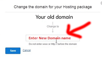 Bluehost primary domain